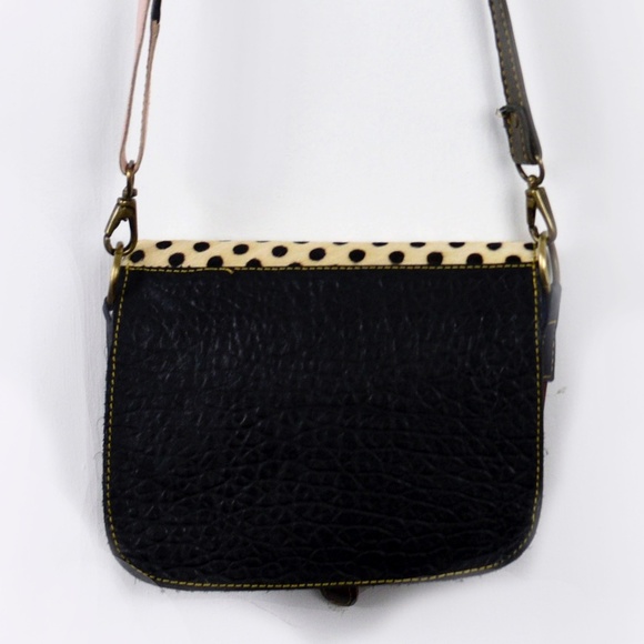 Multicolored leather handbag from South Africa - Picture 3 of 7